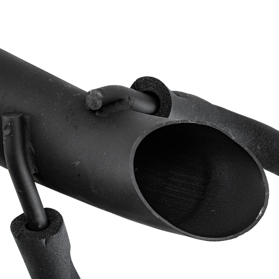 AlloyWorks 2.5" Mandrel Bent Muffler Delete Eliminator Exhaust Pipe FOR Toyota Hilux D4D/3L