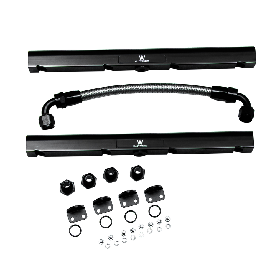 For Holden Commodore LS1/LS6 Intake Manifold 8-AN Billet Aluminium Fuel Rail