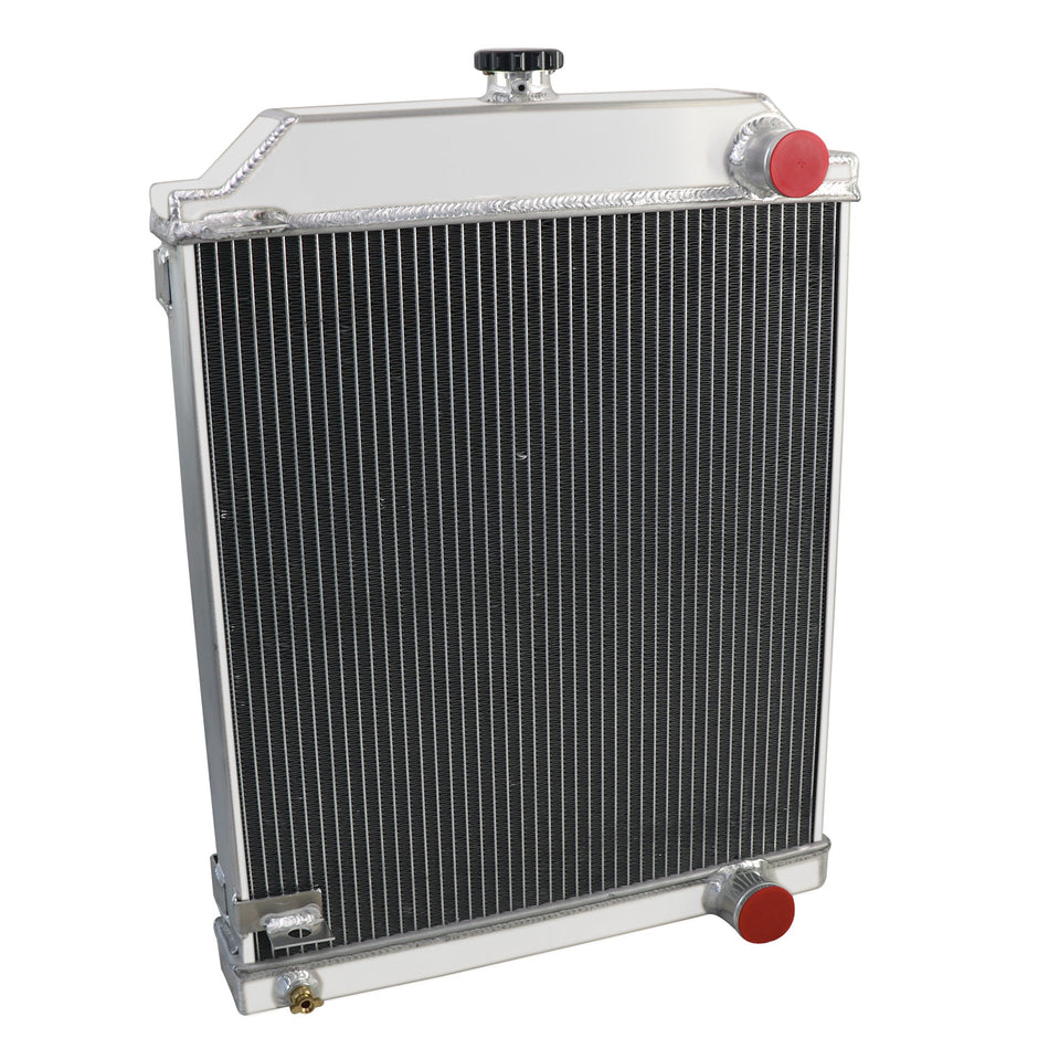 AlloyWorks 4 Row Full Aluminum Radiator For 1959-1961 1960 Jaguar MK7/MK8/MK9 6Cyl 3.8L