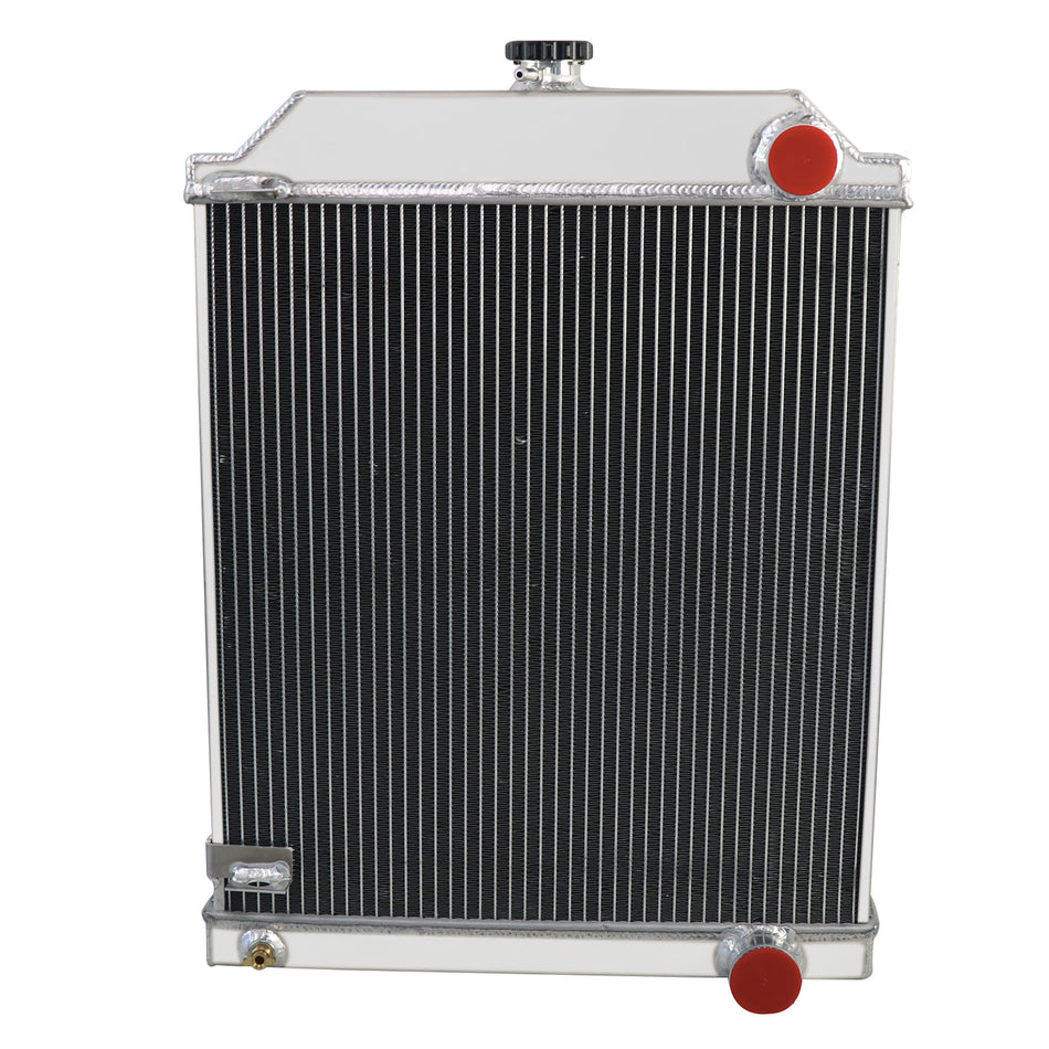 AlloyWorks 4 Row Full Aluminum Radiator For 1959-1961 1960 Jaguar MK7/MK8/MK9 6Cyl 3.8L