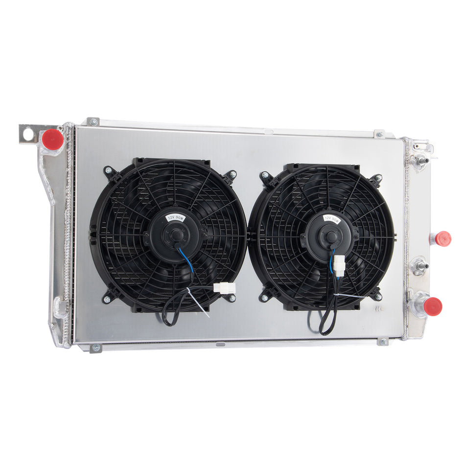 AlloyWorks 3Row Radiator+Shroud Fan Fit 94-98 Ford EF/EF2 EL NF/NL DF/DL Falcon Fairline MT