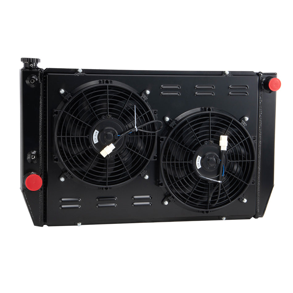 AlloyWorks FOR 1979-1986 FORD FALCON XC XD XE XF 6CYL AT/MT V8 3 ROWS RADIATOR+SHROUD FAN
