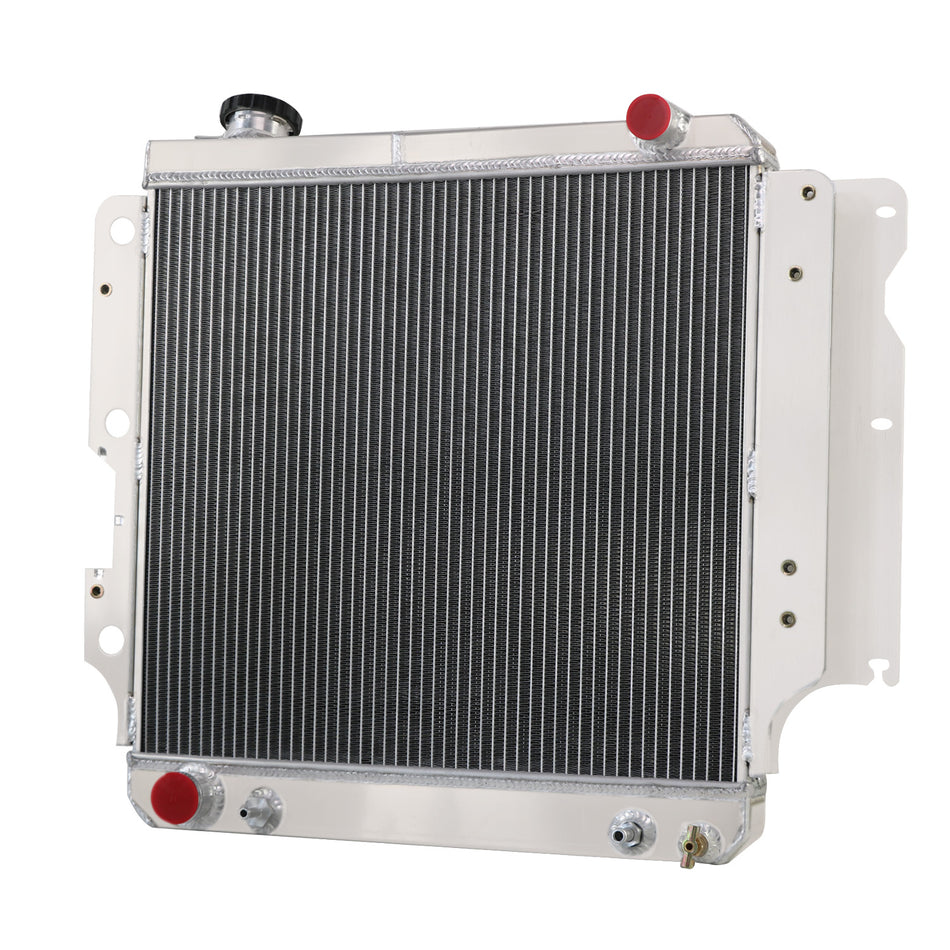 AlloyWorks 3 Row Radiator Fit For 1987-2006 Jeep Wrangler YJ/ TJ/ LJ RHD 2.4L-4.2L L4 L6 AT