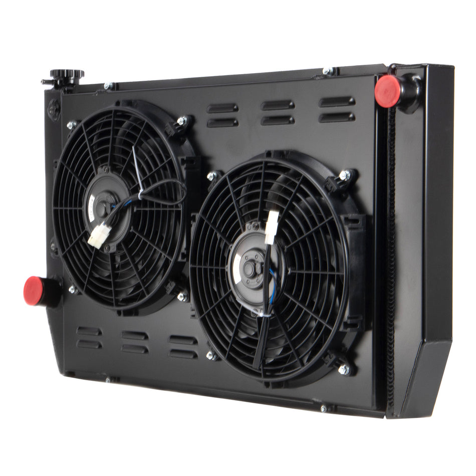 AlloyWorks FOR 1979-1986 FORD FALCON XC XD XE XF 6CYL AT/MT V8 3 ROWS RADIATOR+SHROUD FAN