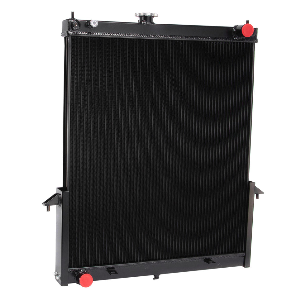 AlloyWorks 3 Row Aluminum Radiator For Nissan Patrol Y61 GU 3 4 5 4.2L TD42T 2002-2009 MT-