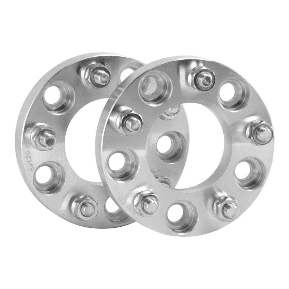 2Pcs 25mm 5 Lugs Wheel Spacers Adapters FOR Holden Commodore 5X120 7/16 Cb=77mm