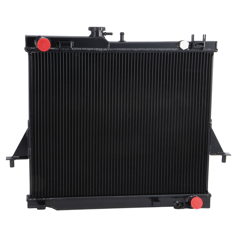AlloyWorks Aluminium Radiator For HOLDEN RODEO RA 3.5L 3.0TD 03-07; Colorado Rc 08-16 MT Black