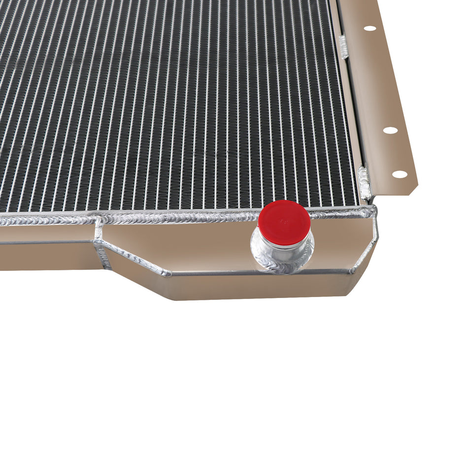 AlloyWorks 3 ROW Aluminum Radiator Fit 1977-84 Toyota Landcruiser 40 Series HJ45 HJ47 2H MT