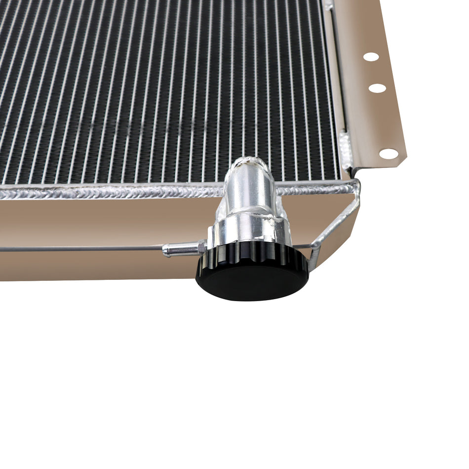 AlloyWorks 3 ROW Aluminum Radiator Fit 1977-84 Toyota Landcruiser 40 Series HJ45 HJ47 2H MT