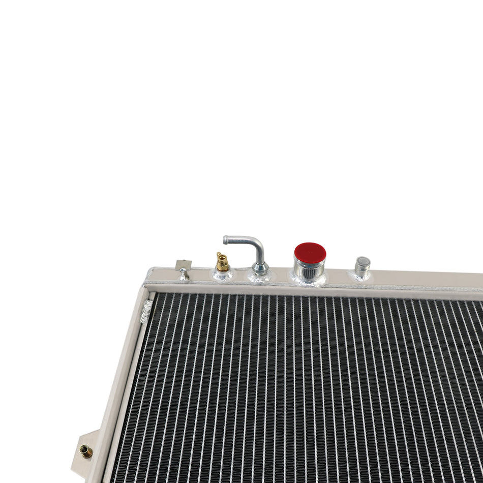 AlloyWorks 2 ROW Radiator FOR 05-17 08 TOYOTA HILUX KUN16R KUN26R 3.0L TURBO DIESEL AT/MT
