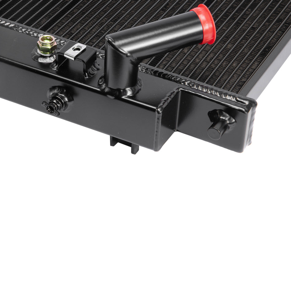 AlloyWorks Aluminum Radiator For 08/2006-04/2012 Holden Commodore VE V6 3.0L 3.6L Black