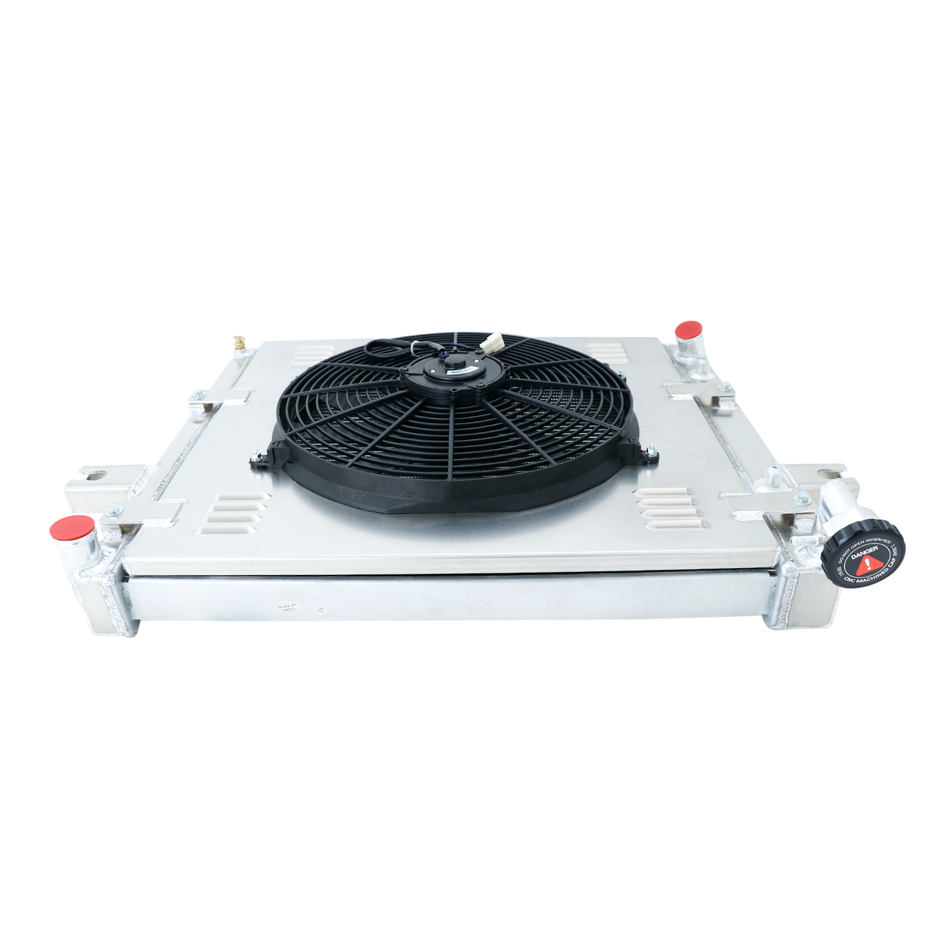 AlloyWorks 3Row Aluminum Radiator+Shroud+Fan For 1999-2004 Jeep Grand Cherokee 4.0L AU