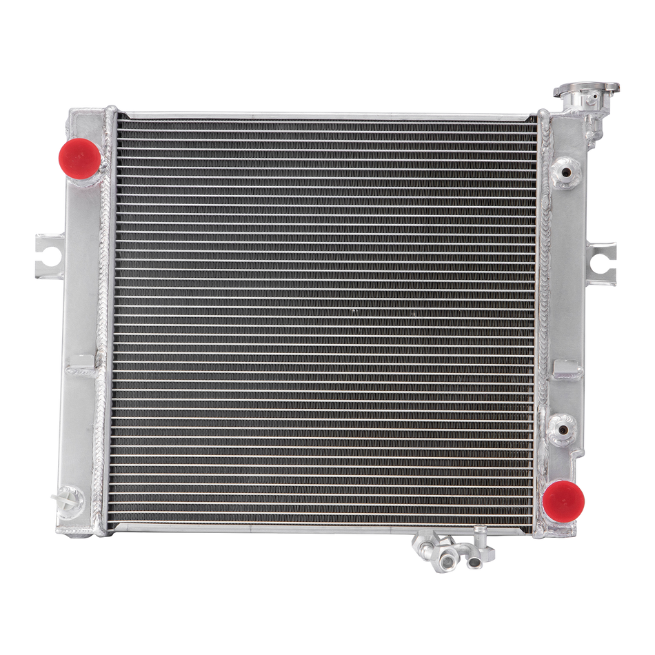 AlloyWorks 3Row Radiator For 1990-11 Toyota Forklift L6 4.3L 7FDAU50 7FDKU40 7FDU35/7FDU45