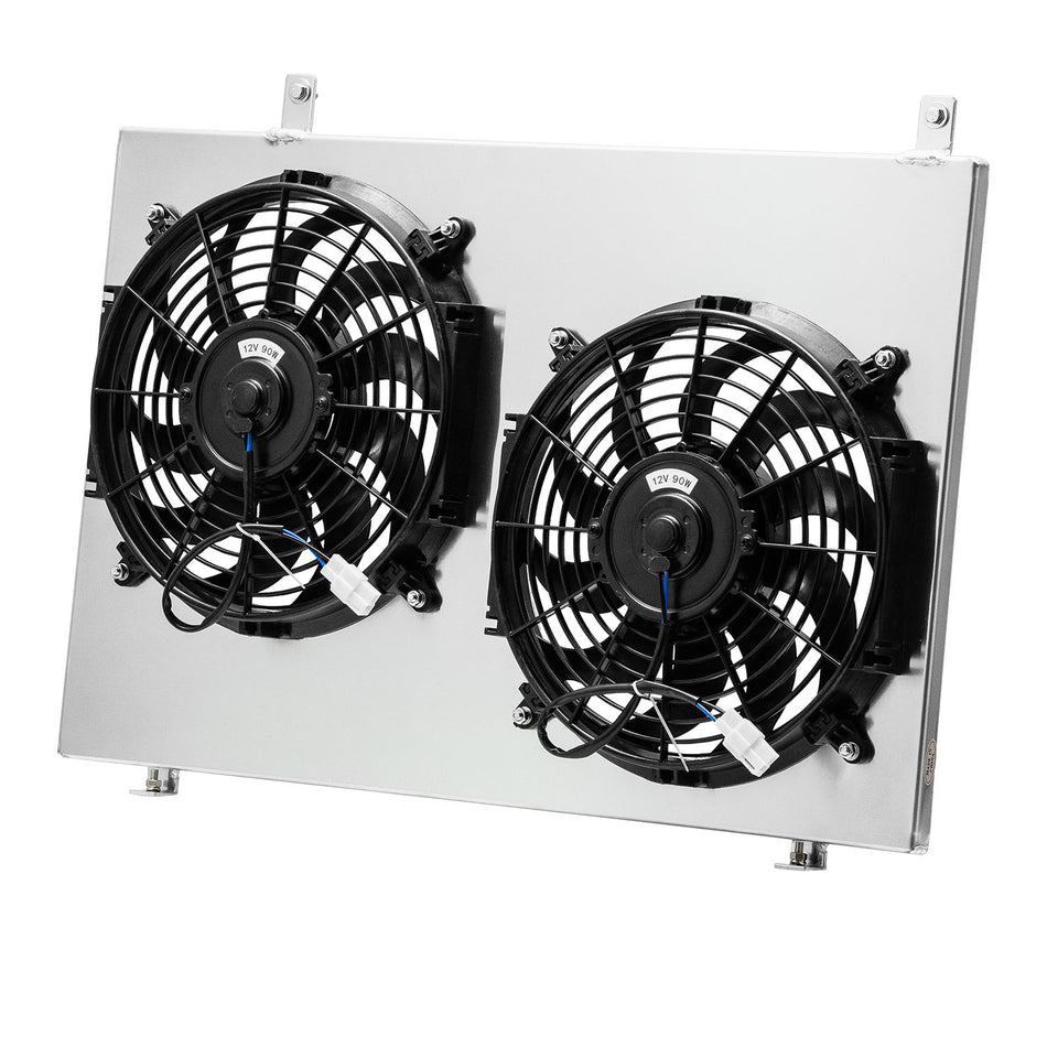 AlloyWorks Aluminum Shroud Fan For 97-06 Nissan Navara D22 3L TD Zd30,3.3L VG33E V6 Petrol