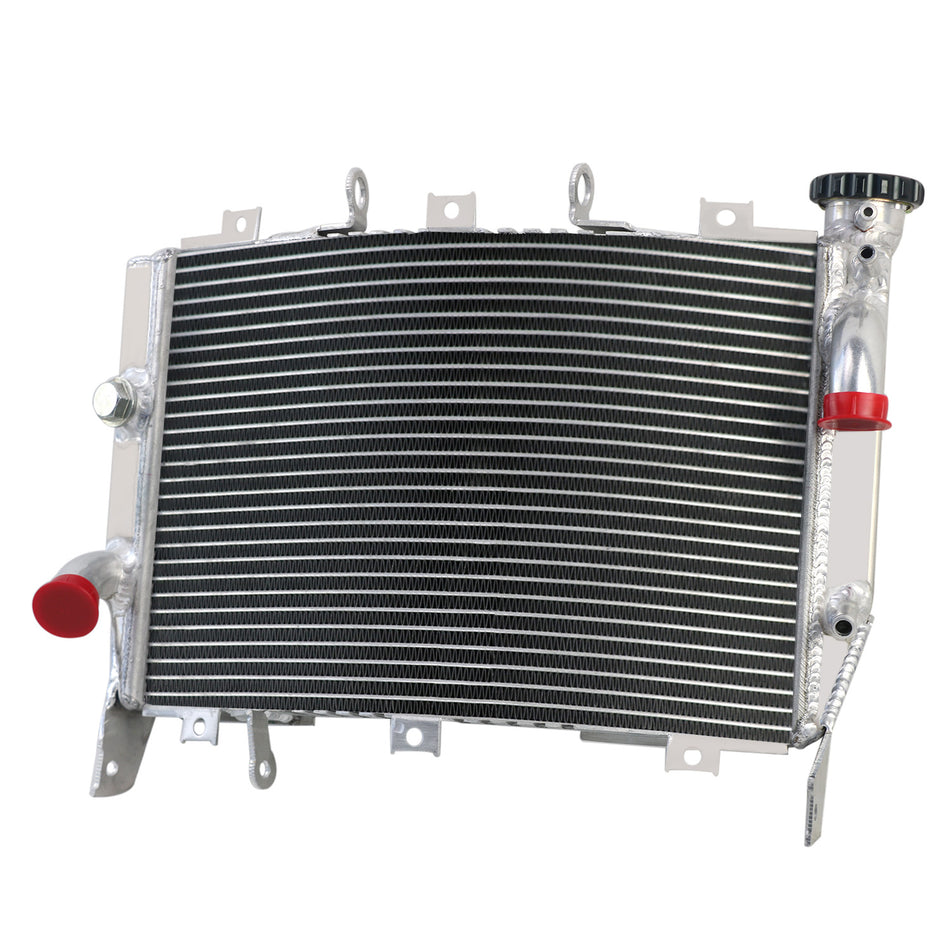 AlloyWorks Aluminium Radiator Cooler Fit Kawasaki Ninja ZX-6R/ZX-6RR ZX600 ZX-636B1 03-04,