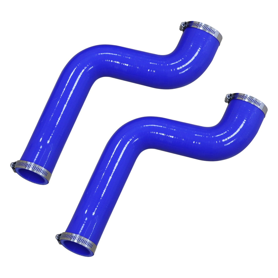 AlloyWorks Upper Intercooler Hose Fit Range Rover L322 Sport 3.6 TDV8 PNH500500 /PNH500510 Blue