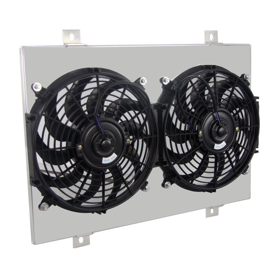 AlloyWorks Radiator's Shroud+Fan+Relay Fit 1979-93 Ford Mustang Thunderbird Mercury Cougar