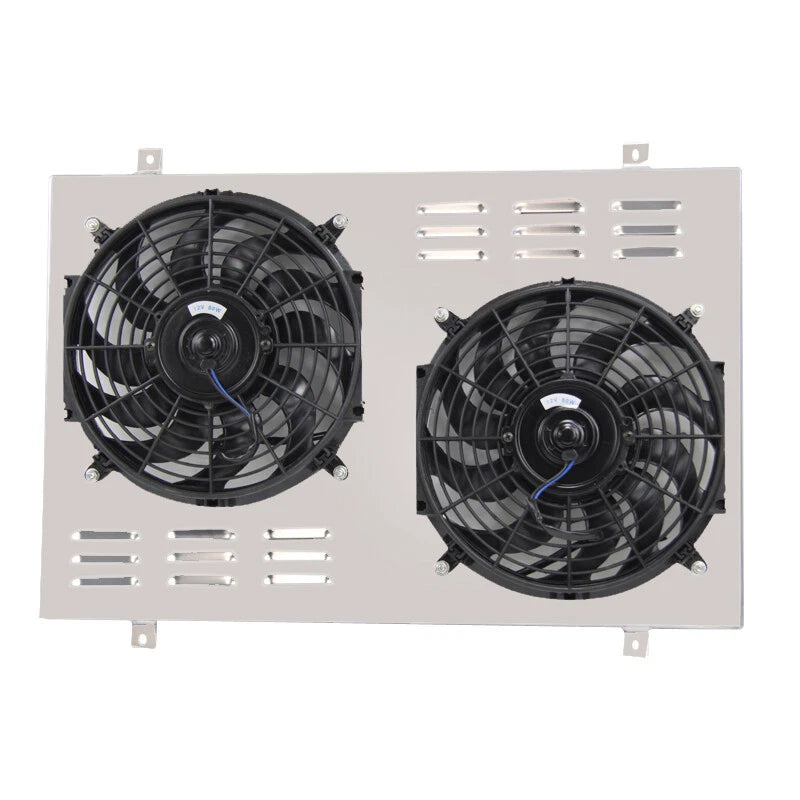 AlloyWorks Aluminum Fan Shroud Relay Kit Fits 1985-1997 Ford F150 F250 F350/Bronco 5.0/5.8L