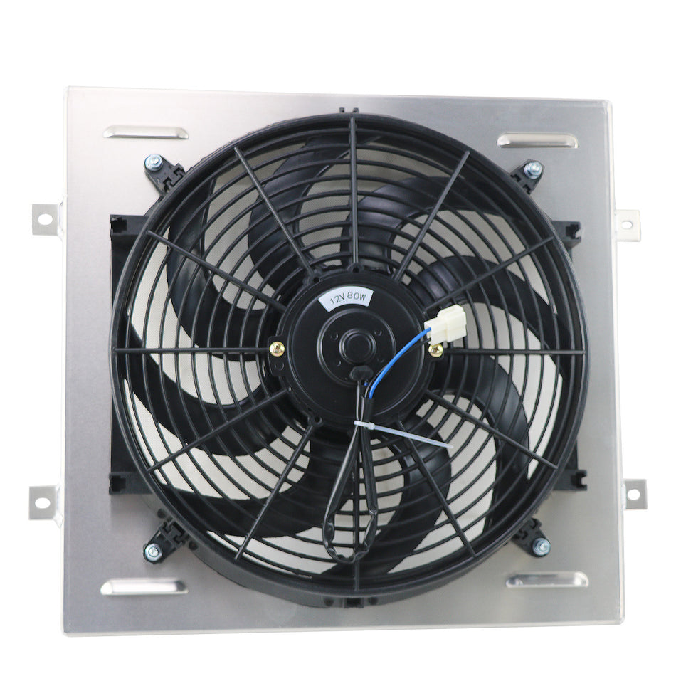 AlloyWorks Aluminum Shroud & 14" Fan For 1960-1966 FORD Falcon Ranchero 2.8L 3.6L 4.3L 4.7L