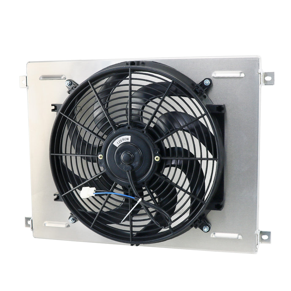 AlloyWorks Radiator Shroud Fan Kit For 66-70 Ford Mustang Falcon/Mercury Cougar L6 V8