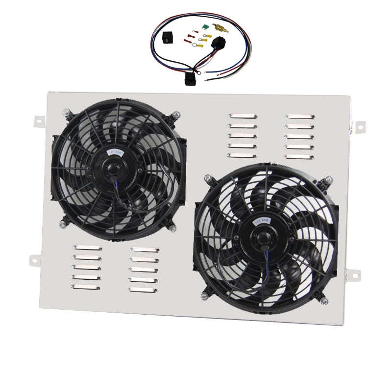 AlloyWorks Electric Fan Shroud Kit for 90W Fan For 1968-1979 Ford F-150 F-100 F-350 5.0L V8
