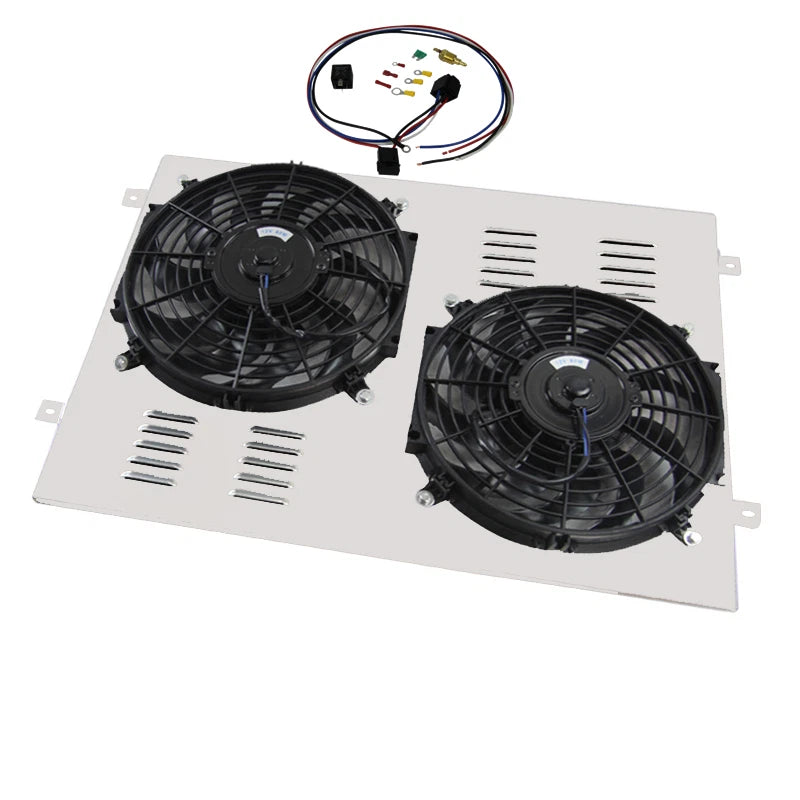 AlloyWorks Electric Fan Shroud Kit for 90W Fan For 1968-1979 Ford F-150 F-100 F-350 5.0L V8