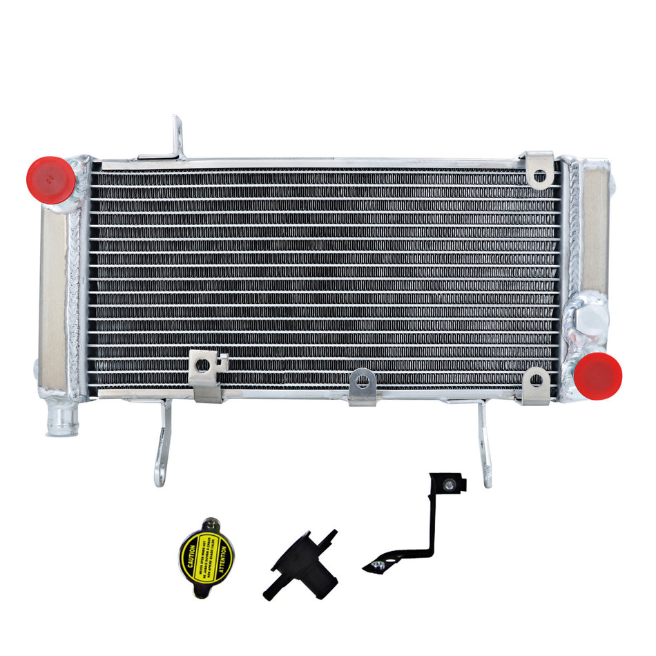 AlloyWorks Aluminum Radiator Cooling Fit 2003-2007 Suzuki SV1000 SV1000S K3/K4 K5 K6 K7