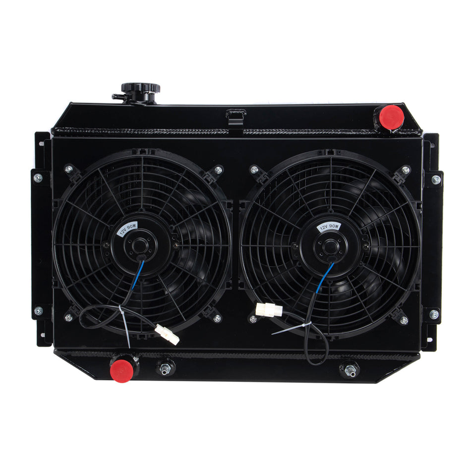 AlloyWorks 3Row Radiator+Shroud+Fan Relay For 1971-80 HOLDEN HQ HJ HX HZ KINGSWOOD 253/308;