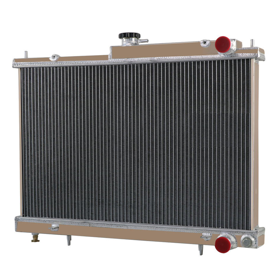 AlloyWorks 3 Row Aluminium Radiator Fit 1993-1998 Nissan SKYLINE R33/R34/GTS-T RB25DET MT