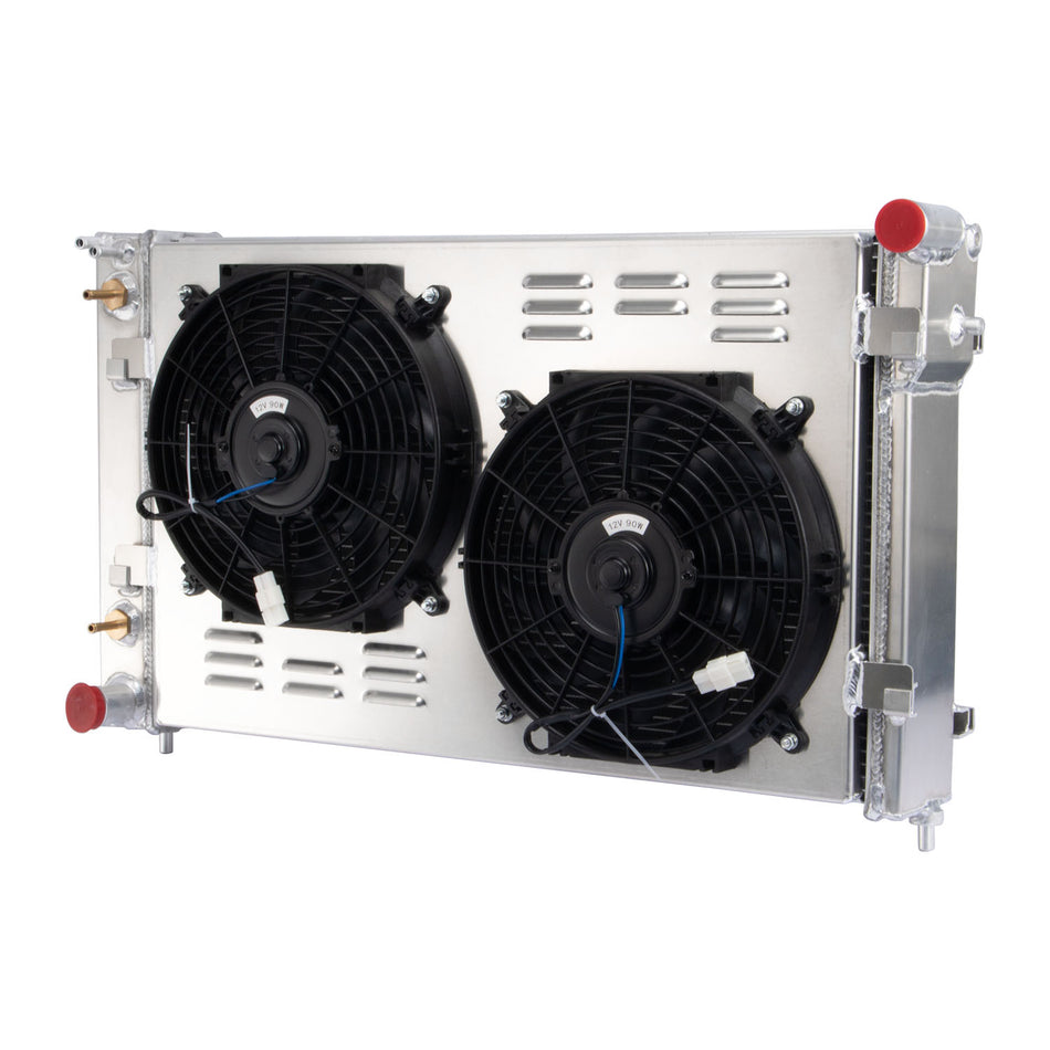 AlloyWorks 3Row Radiator+Shroud+Fan Relay For 02-04 Holden Commodore VY SS 5.7L GEN3 V8 LS1