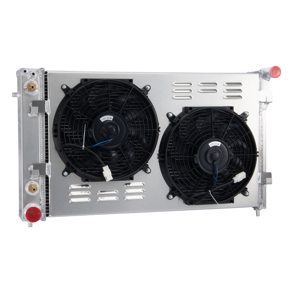 AlloyWorks 3Row Radiator+Shroud+Fan Relay For 02-04 Holden Commodore VY SS 5.7L GEN3 V8 LS1