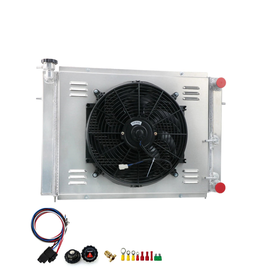 AlloyWorks 3-Row Radiator Shroud Fan Relay For 1986-1988 Holden Commodore VL RB30ET L6 3.0L