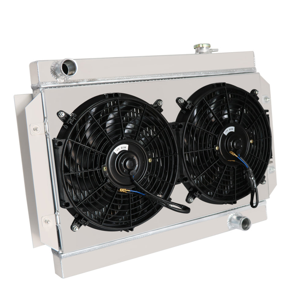 AlloyWorks 3-Row Radiator Shroud Fan Relay Fits Holden HG HT HK HQ HJ HX HZ chevy V8 350 MT