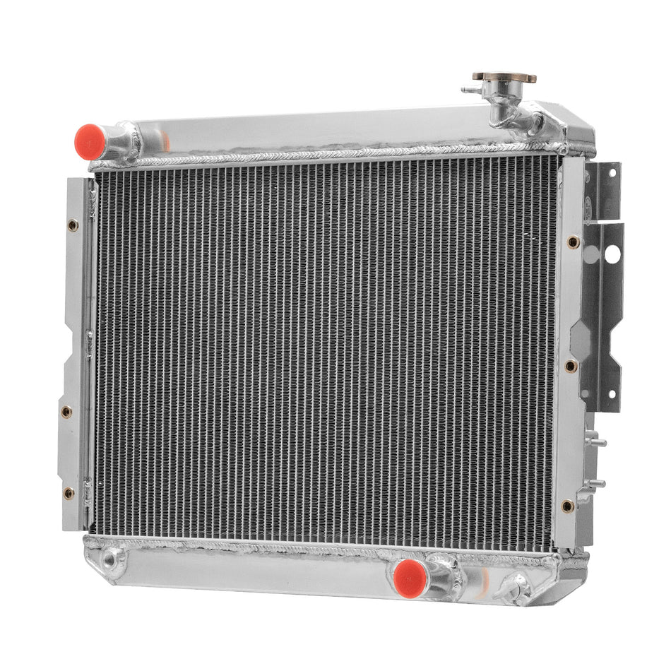 AlloyWorks 3 Row Radiator For 81-90 Toyota Land Cruiser FJ65 FJ60 3.4L L4 4.0L/4.2L L6 AT