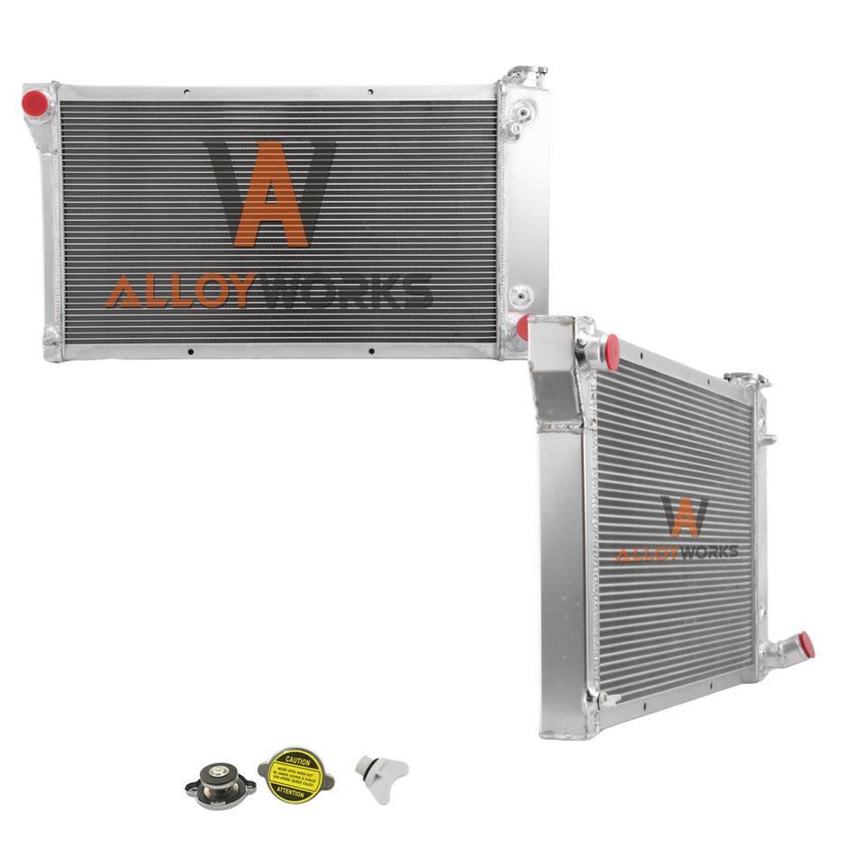 AlloyWorks 3 Row Radiator For Chevy 1967-1972 C/K C10 C20 C30 GMC C2500 Truck AU
