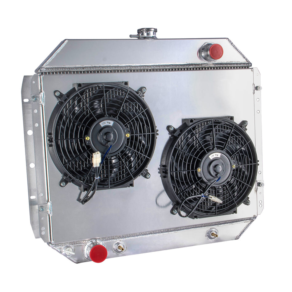 3 Row Radiator Shroud Fan For 1966-1979 FORD F100/F150/F250/F350 Bronco Truct AT