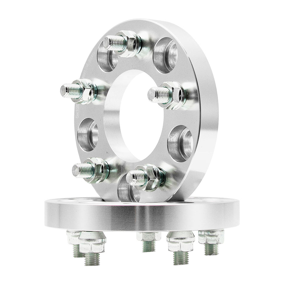 AlloyWorks 2PC 5Lugs 20mm Aluminium Wheel Spacers For BMW Japanese 5X120-5*114.3 12*1.5 NEW