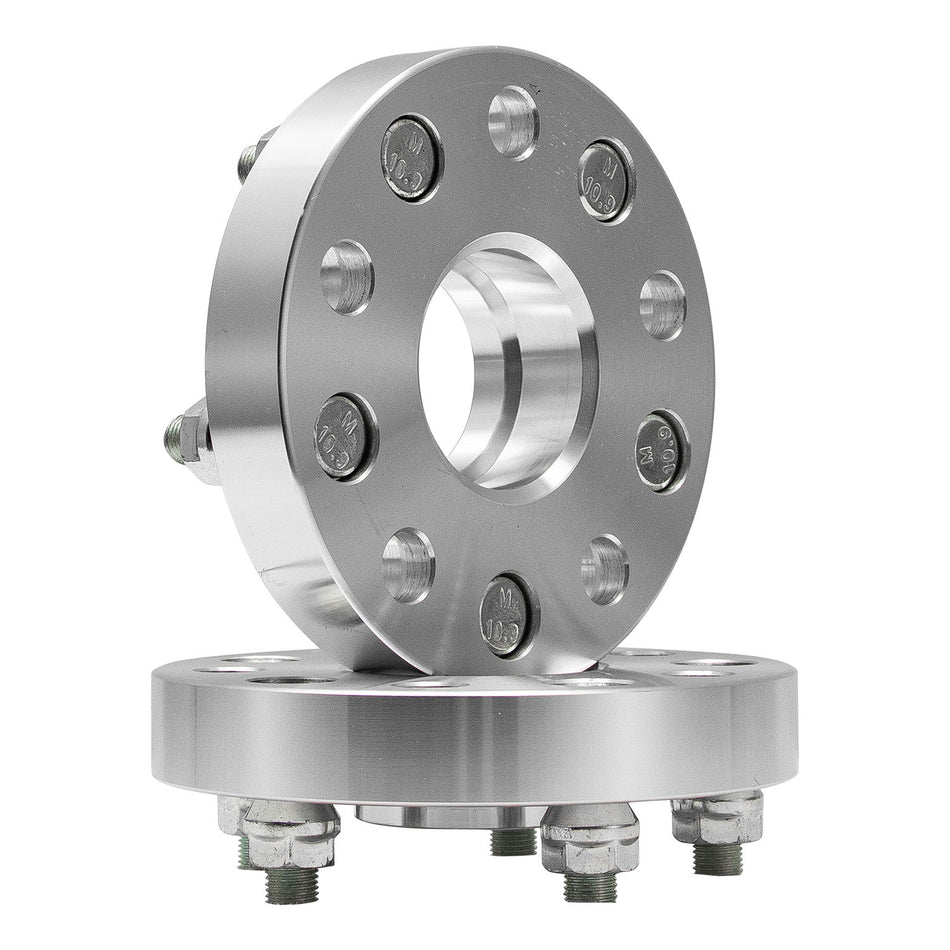 AlloyWorks 2PCS 25mm 5X114.3-12X1.25 Wheel-Spacers For Subaru Impreza WRX STI