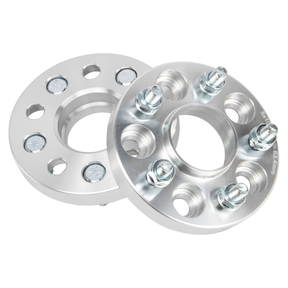 AlloyWorks 2pcs 5x108 Aluminum Wheel Spacer Suit Ford Focus ST225 ST 63.4mm Hub 20mm 12x1.5