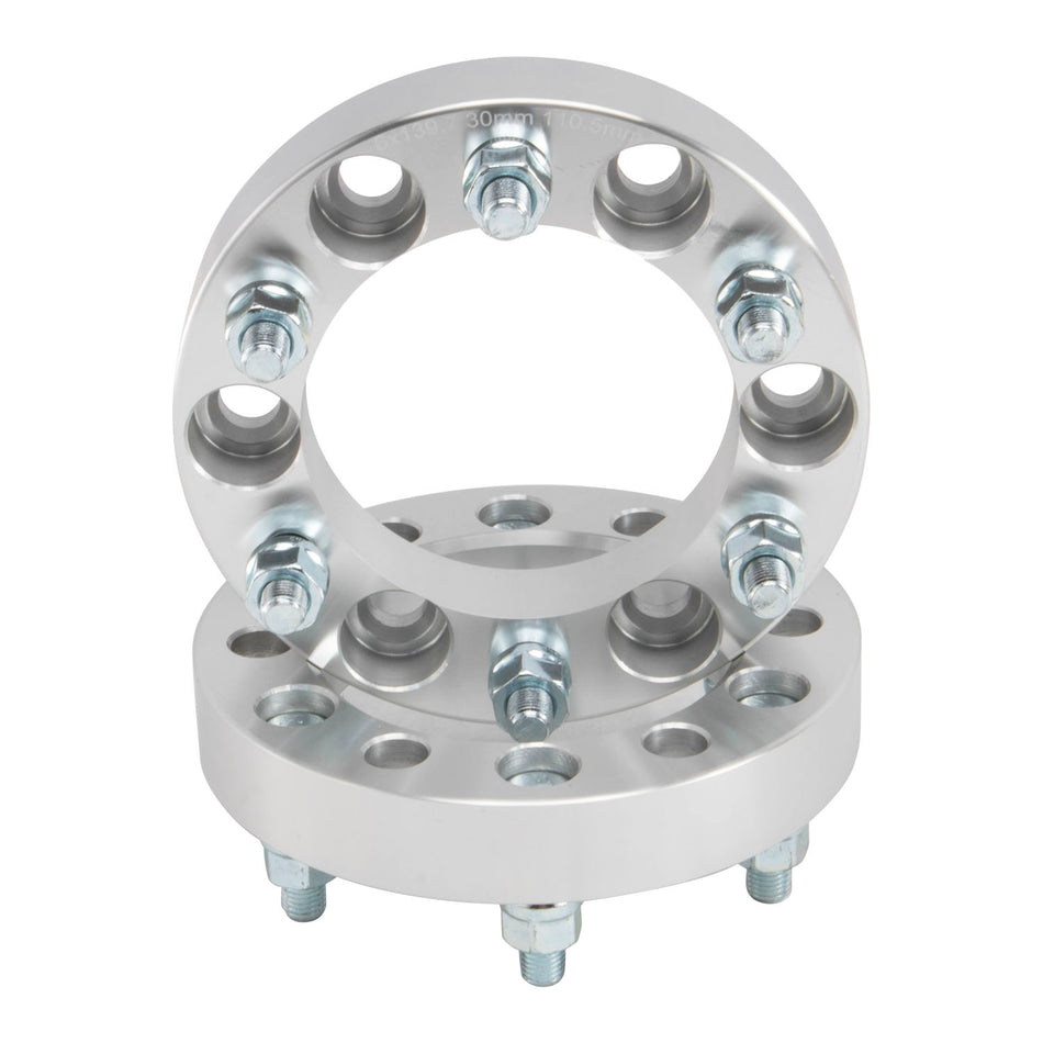 AlloyWorks 2Pcs 30mm 6 Lugs Wheel Spacers FIT Mitsubishi Pajero L200 Triton 12x1.5